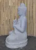  Product image 4 of the product “Seated Buddha, position Dharmachakra, 71 x 56 x 100 cm, riverstone grey ”